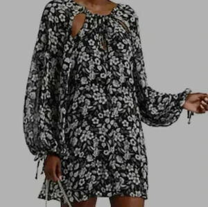 green emerald velvet dress Topshop Collar Neck Mini Dress With Raw Seams In Mono Floral